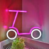 TONGER® Scooter Wall LED Neon Sign Light