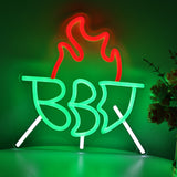TONGER® BBQ Wall LED Neon Sign Light