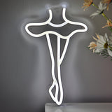 TONGER® Dancing Ballet Girl Wall LED Neon Sign Light