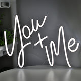 TONGER® You + Me Wall LED Neon Sign Light