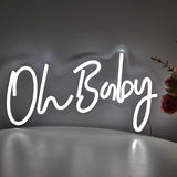 TONGER® Oh Baby Wall LED Neon Sign Light