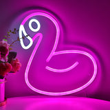 TONGER® Flamingo Balloon Wall LED Neon Sign Light