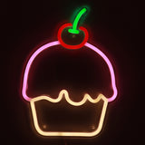TONGER® Cupcake Wall LED Neon Sign Light