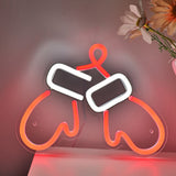 TONGER® Gloves Wall LED Neon Sign Light