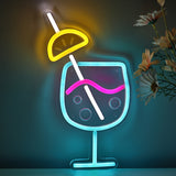 TONGER® Cocktails Wall LED Neon Sign Light