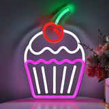 TONGER® Melting Cupcake Wall LED Neon Sign Light