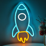 TONGER® Rocket Wall LED Neon Sign Light