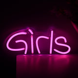 TONGER® Girls Wall LED Neon Sign Light