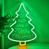 TONGER® Christmas Tree Wall LED Neon Sign Light