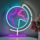 TONGER® Globe Wall LED Neon Sign Light
