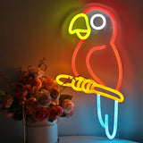 TONGER® Parrot Wall LED Neon Sign Light