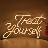 TONGER® Treat yourself Wall LED Neon Sign Light