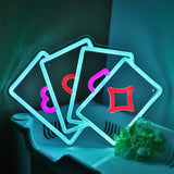 TONGER® Poker Wall LED Neon Sign Light