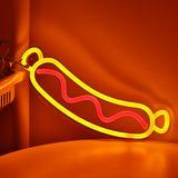 TONGER® Sausage Bangers Wall LED Neon Sign Light