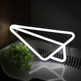 TONGER® Paper Plane Wall LED Neon Sign Light