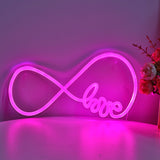 TONGER® Infinity Love Wall LED Neon Sign Light