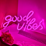 TONGER® Good Vibes  Wall LED Neon Sign Light