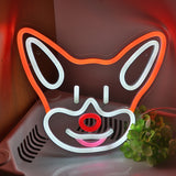 TONGER® Corgi Puppies Dogs Wall LED Neon Sign Light