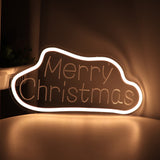 TONGER® Merry Christmas With Cloud Wall LED Neon Sign Light