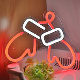 TONGER® Gloves Wall LED Neon Sign Light