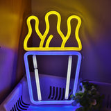 TONGER® Beer Ice Bucket Wall LED Neon Sign Light