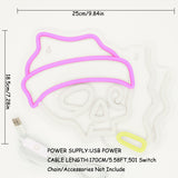TONGER® Skull Wall LED Neon Sign Light