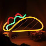 TONGER® Taco Wall LED Neon Sign Light