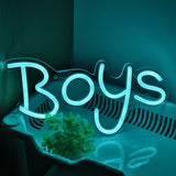 TONGER® Boys Wall LED Neon Sign Light