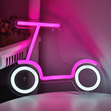 TONGER® Scooter Wall LED Neon Sign Light