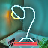TONGER® Clock Wall LED Neon Sign Light