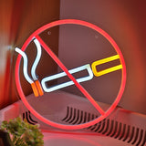 TONGER® No Smoking Wall LED Neon Sign Light