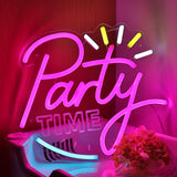 TONGER® Shine Party Time Wall LED Neon Sign Light
