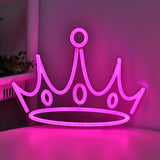 TONGER® Crown Wall LED Neon Sign Light