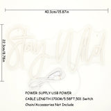 TONGER® Stay Wild Wall LED Neon Sign Light
