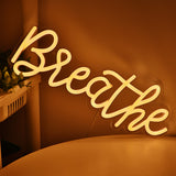 TONGER® Warm White Breathe Wall LED Neon Sign Light