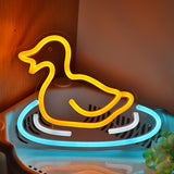 TONGER® Swimming Duck In Pond Wall LED Neon Sign Light