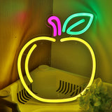 TONGER® Golden Apple Wall LED Neon Sign Light