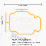 TONGER® Check Engine Wall LED Neon Sign Light