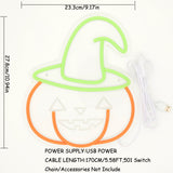 TONGER® Pumpkin Wall LED Neon Sign Light