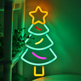 TONGER® Christmas Tree Wall LED Neon Sign Light