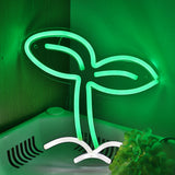TONGER® Artistic Sapling Seedlings Tree Wall LED Neon Sign Light