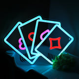 TONGER® Poker Wall LED Neon Sign Light