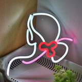 TONGER® Girls Drawing Wall LED Neon Sign Light