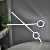 TONGER® Scissors Wall LED Neon Sign Light