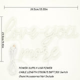 TONGER® Love You More Wall LED Neon Sign Light