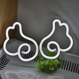 TONGER® Anger Wings Wall LED Neon Sign Light