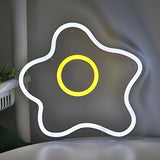 TONGER® Artistic Broken Eggs Wall LED Neon Sign Light