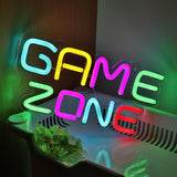 TONGER® GAME ZONE Wall LED Neon Sign Light