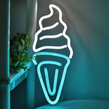 TONGER® Ice-cream Cone Wall LED Neon Sign Light