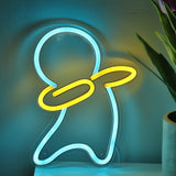 TONGER® Dancing Canton Person Wall LED Neon Sign Light